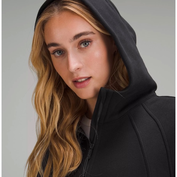 Lululemon Scuba Oversized Half-Zip 1/2 Zip Hoodie Sweatshirt - Black BLK - Picture 6 of 9